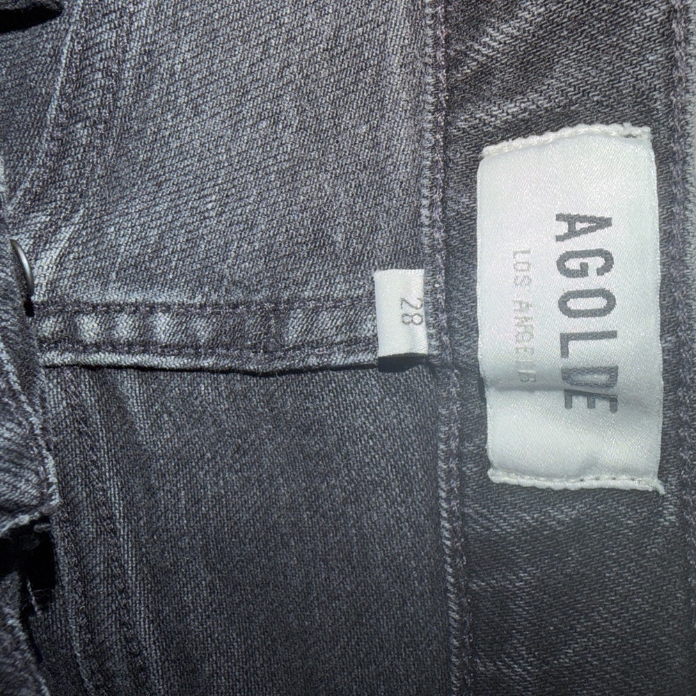 Agolde 90'S PINCH WAIST HIGH RISE STRAIGHT IN HITCH - Picture 4 of 5